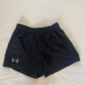 Under armor running shorts black